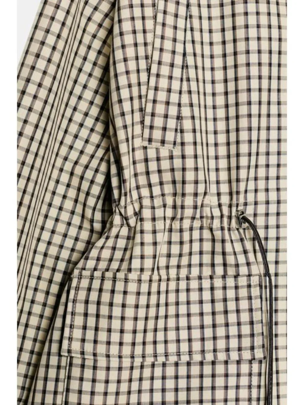 ZARA PLAID HIGH-NECK JACKET - Picture 14 of 14